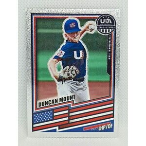 2026 Panini Stars & Stripes Prizm- Duncan Mount #48 Glitter Prizm (RC)